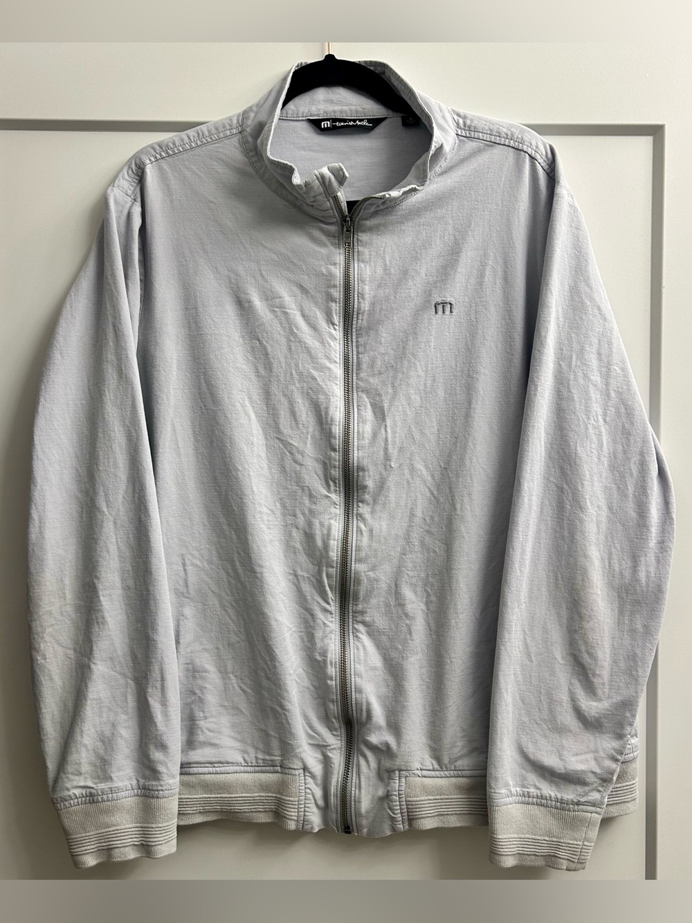 TravisMathew Travis Mathew Men’s Large Gray Full Zip Golf Jacket